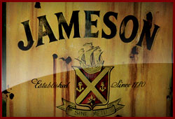 Rustic Jameson pannel on wood/stephen mc grogan